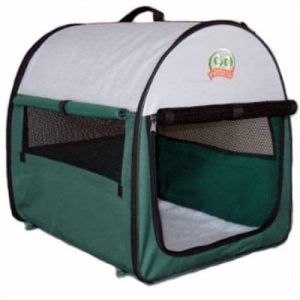 Pet Gear Generation II Deluxe Portable Soft Crate green