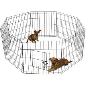 Oxford Animal Playpen Large Metal Wire Folding Exercise Yard Fence