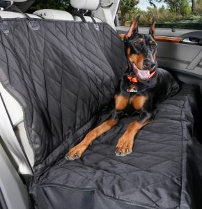 4Knines Rear Bench Seat Waterproof Non-Slip Cover with Hammock