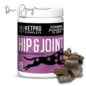 VetPro Complete Maximum Strength Hip and Joint Supplements For Dogs