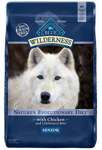 BLUE Wilderness High Protein Grain Free Senior Dry Dog Food