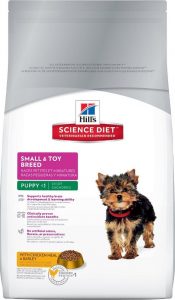 Hills Science Diet small and toy breed puppy food