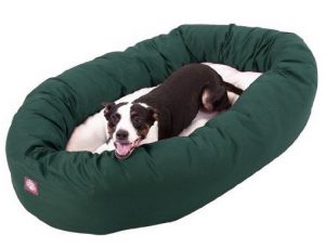 Majestic Pet Poly-Cotton Sherpa Bagel Dog Bed