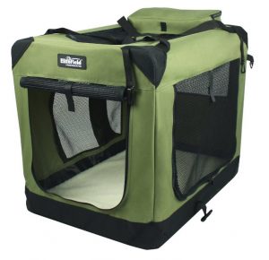 EliteField 3-Door Folding Soft-Sided Dog Crate