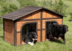 Merry Extra Large Solid Wood Dog House