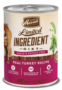 Merrick Limited Ingredient Diet Grain-Free Real Turkey Recipe Canned Dog Food