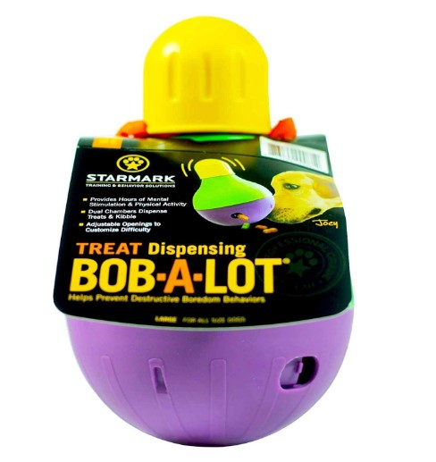 StarMark Bob-A-Lot Interactive Dog Toys for Large Dogs
