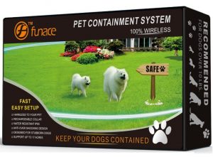 1 Dog Wireless Pet Containment System - Rechargeable and Waterproof Collar - 100% Safe & Easy to Install WiFi Radio Dog Fence