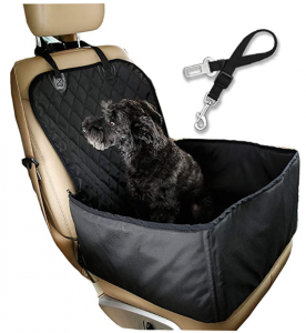 Flow.month Dog car seat Dog Safety seat Pet Front Seat Cover Pet Booster Seat