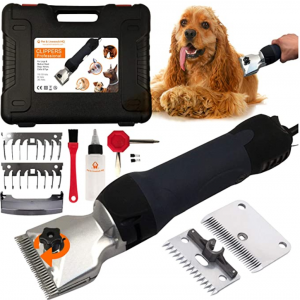 Pet & Livestock HQ 380W Professional Dog Grooming Clippers Kit