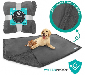 PetAmi Waterproof Dog Blanket for Bed