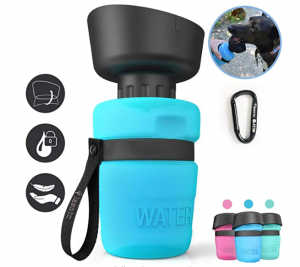 lesotc Pet Water Bottle for Dogs, Dog Water Bottle Foldable