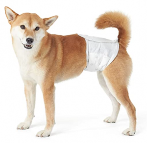 AmazonBasics Male Dog Wrap, Disposable Diapers - Pack of 30