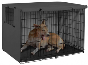 Explore Land Dog Crate Cover Durable - Polyester Pet Kennel Cover Universal Fit