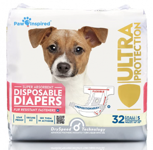 Paw Inspired 32ct Disposable Dog Diapers