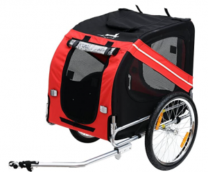 Aosom Bike Trailer Cargo Cart for Dogs