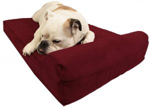 Big Barker Mini - 4" Pillow Top with Headrest for Small and Medium Sized Dogs