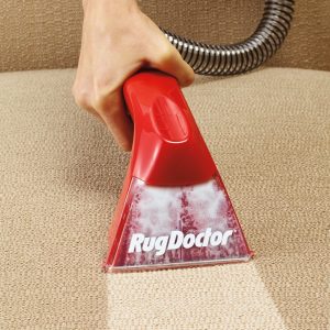 RugDoctor in action - cleaning the soft furniture