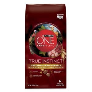 Purina ONE SmartBlend True Instinct Turkey and Venison Formula Dry Dog Food