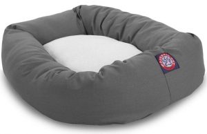 Majestic Pet Poly-Cotton Sherpa Bagel Dog Bed