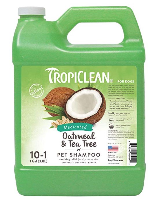 Tropiclean Oatmeal and Tea Tree Pet Shampoo