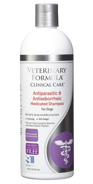Veterinary Formula Antiparasitic and Antiseborrheic Medicated Shampoo
