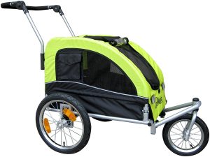 Booyah Medium Dog Stroller & Pet Bike Trailer