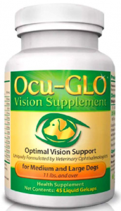 Ocu-GLO Vision Supplement Animal Necessity - Lutein, Omega-3 Fatty Acids, Grapeseed Extract Support Optimal Eye Health & Vision in Dogs