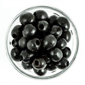 Black Olives In Plate