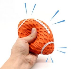 Bzonsmart Squeaky Dog Toys Ball, Durable Chew Toy, Interactive Dog Toy