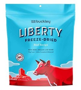 Buckley Liberty Dog Food Topper & Mixer - 100% USA Made and Sourced Freeze Dried Grain Free Dog Food