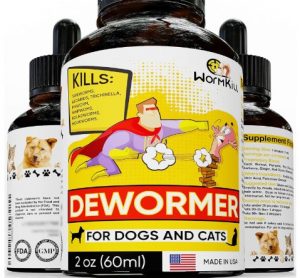 Dewormer for Dogs and Cats Broad Spectrum Worm Treatment for Pets & Puppy & Kitten Powerful Canine Dewоrmer