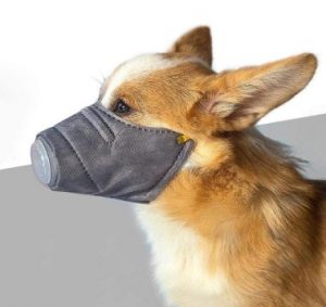 Linkinghome Dog Respirator Muzzle, Dog Protective Muzzle