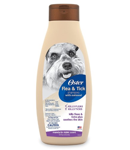 OSTER Flea & Tick Shampoo with Oatmeal
