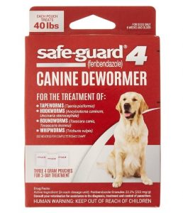 Safe-Guard Canine Dewormer for Dogs, 3 Day Treatment