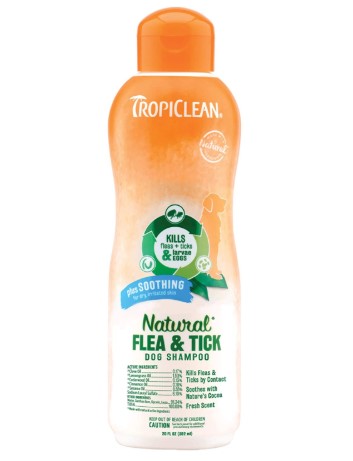 TropiClean Natural Flea and Tick Shampoo