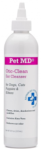 Pet MD Otic Clean Dog Ear Cleaner for Cats and Dogs