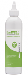 VetWELL Cat and Dog Ear Cleaner - Otic Rinse for Infections and Controlling Yeast