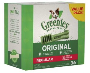 Greenies Original Regular Size Dental Dog Treats