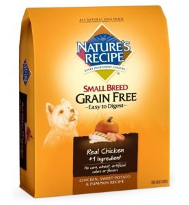 Nature's Recipe Grain Free Small Breed Dry Dog Food, Chicken, Sweet Potato & Pumpkin