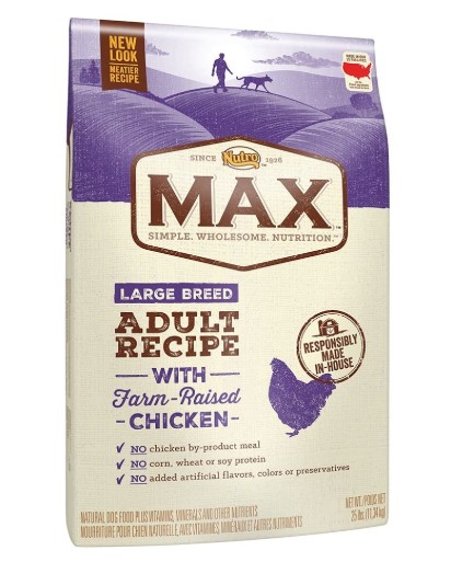 Nutro MAX Adult Dry Dog Food, Regular & Large Breed