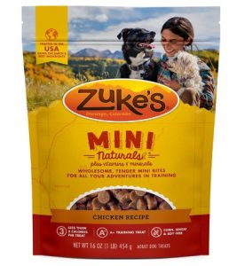 Zuke's Natural Training Dog Treats; Mini Naturals Recipe