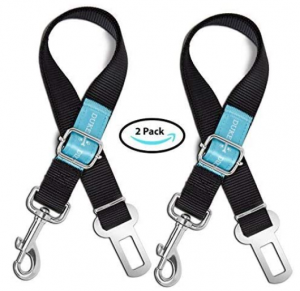 Dog Seat Belt Pet Dog Cat Car Seatbelt Safety Tether - 2 Pack - Adjustable Harness