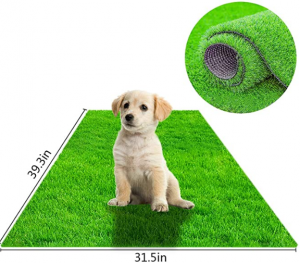 STARROAD-TIM Artificial Grass Rug Turf for Dogs Indoor Outdoor Fake Grass for Dogs Potty Training Area Patio Lawn Decoration