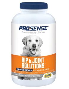ProSense Glucosamine for Dogs, Advanced Hip and Joint Solutions for All Dogs, Chewable Tablets