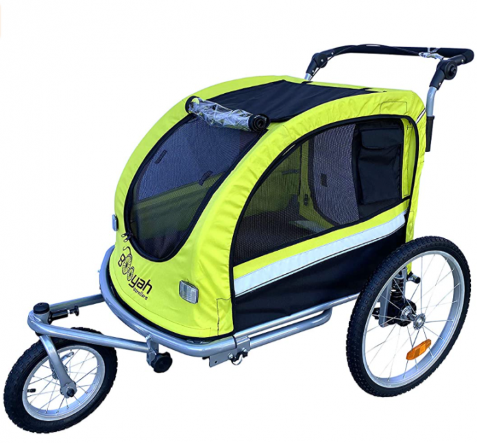 double jogging stroller bike trailer