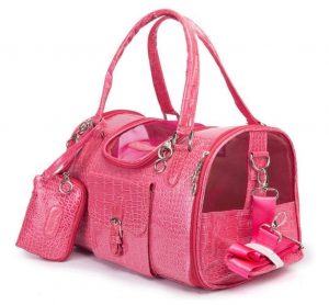 fashion dog carrier pu leather dog handbag
